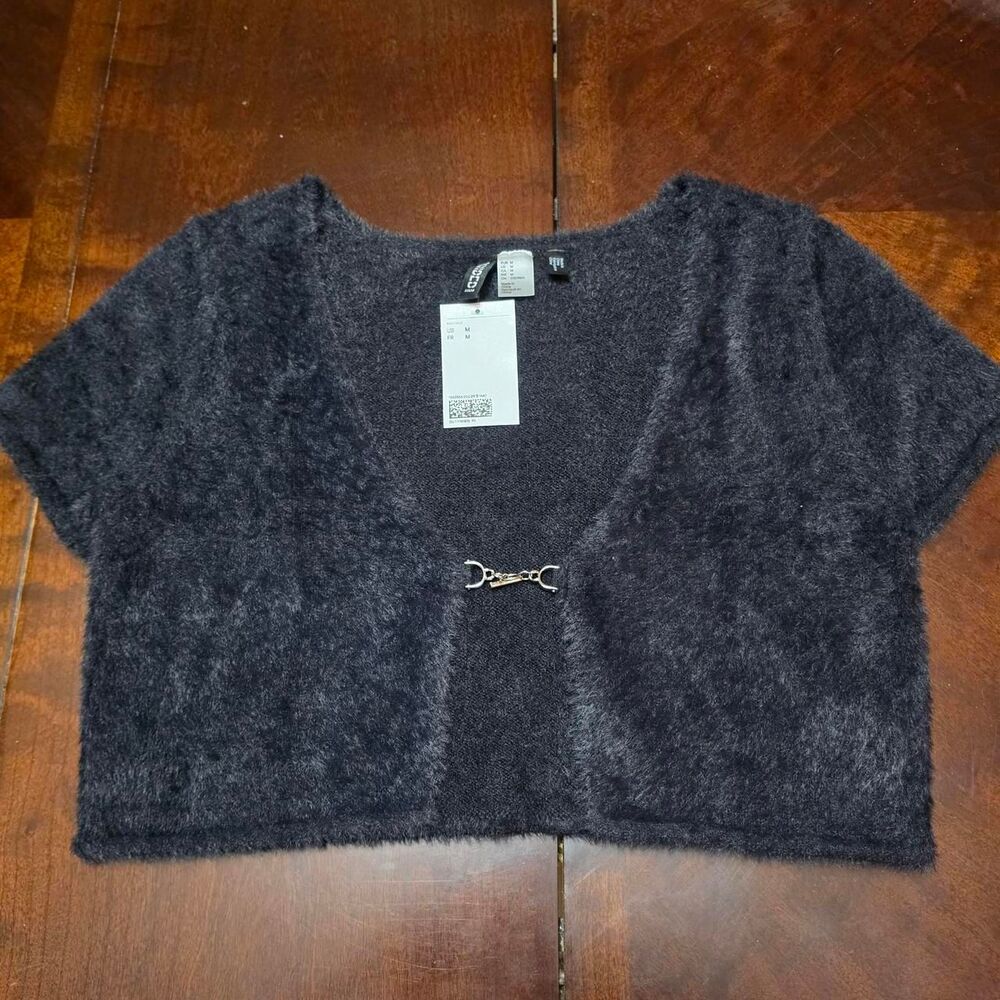 H&M Fuzzy Cropped Sweater - Y2k Style and NWT